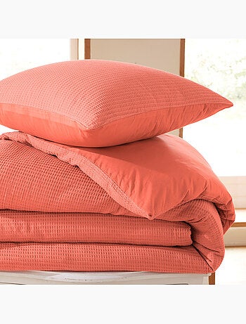 Housse de couette - Coton Pur - 100 % Coton Nid d'abeille