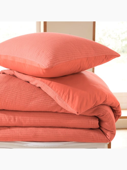 Housse de couette - Coton Pur - 100 % Coton Nid d'abeille - Kiabi Housse de couette - Coton Pur - 100 % Coton Nid d'abeille - Kiabi