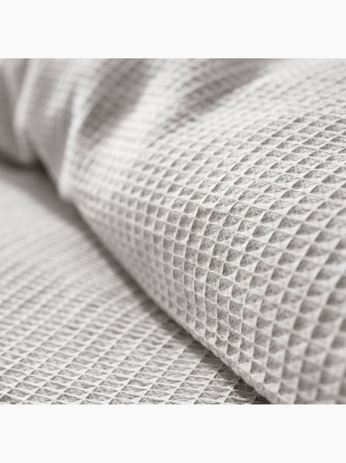 Housse de couette - Coton Pur - 100 % Coton Nid d'abeille - Kiabi