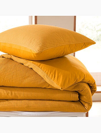 Housse de couette - Coton Pur - 100 % Coton Nid d'abeille