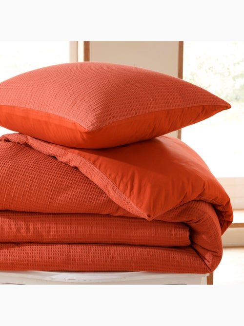 Housse de couette - Coton Pur - 100 % Coton Nid d'abeille - Kiabi Housse de couette - Coton Pur - 100 % Coton Nid d'abeille - Kiabi