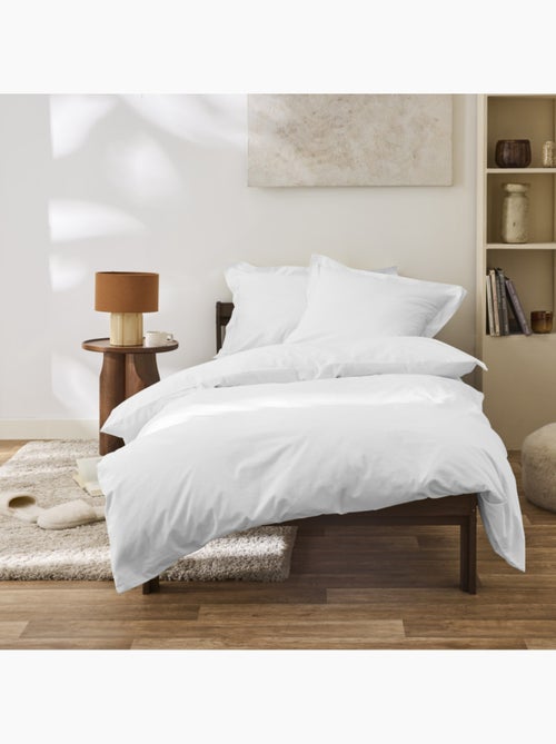 Housse de couette - Coton Pur - 100% Percale de coton peigné - Kiabi