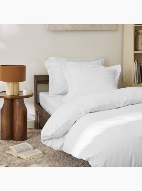 Housse de couette - Coton Pur - 100% Percale de coton peigné - Kiabi
