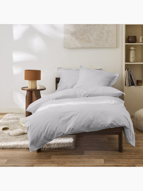 Housse de couette - Coton Pur - 100% Percale de coton peigné - Kiabi