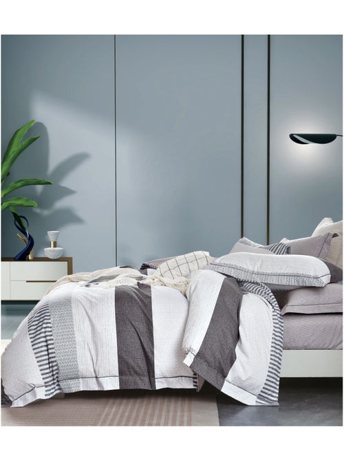 Housse de couette - Coton Pur - 100% Percale de coton peigné - Kiabi