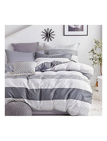 Housse de couette - Coton Pur - 100% Percale de coton peigné