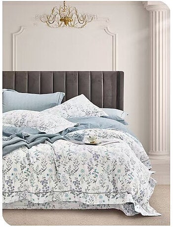 Housse de couette - Coton Pur - 100% Percale de coton peigné