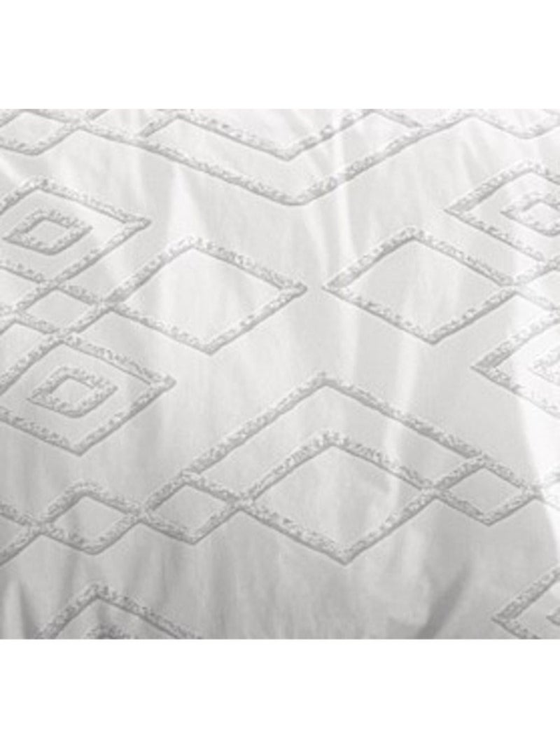 Housse de couette - Coton Pur - 100% Polyester Gris - Kiabi