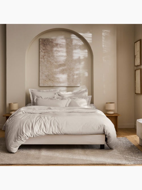 Housse de couette - Coton Pur - 100% Satin de coton Peigné" / 120 fils/cm² - Kiabi Housse de couette - Coton Pur - 100% Satin de coton Peigné" / 120 fils/cm² - Kiabi
