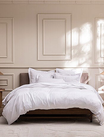 Housse de couette - Coton Pur - 100% Satin de coton Peigné" / 120 fils/cm²
