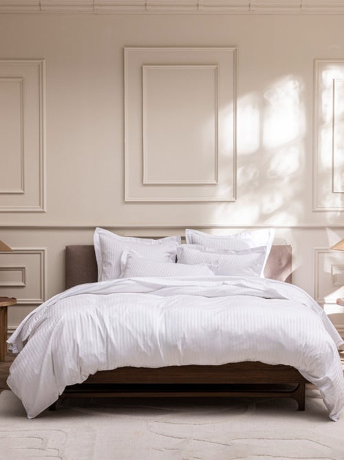 Housse de couette - Coton Pur - 100% Satin de coton Peigné" / 120 fils/cm² - Kiabi