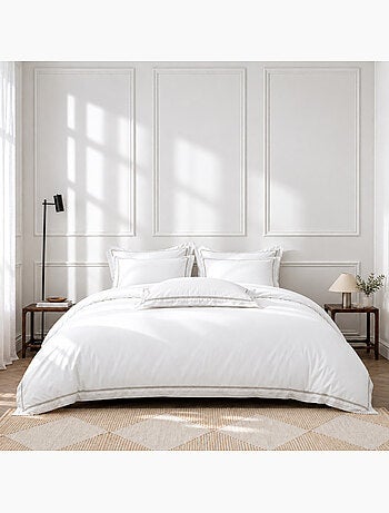Housse de couette - coton pur - 100% satin de coton peigné" / 120 fils/cm²