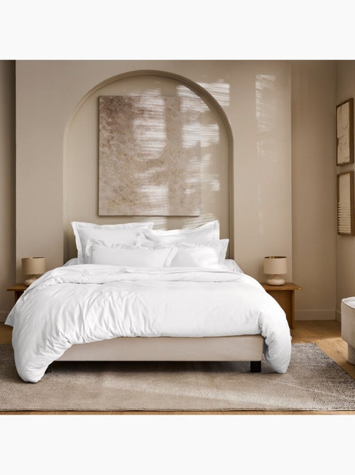 Housse de couette - Coton Pur - 100% Satin de coton Peigné" / 120 fils/cm² - Kiabi Housse de couette - Coton Pur - 100% Satin de coton Peigné" / 120 fils/cm² - Kiabi