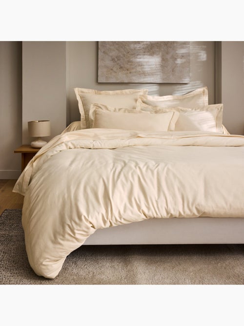 Housse de couette - Coton Pur - 100% Satin de coton Peigné" / 120 fils/cm² - Kiabi Housse de couette - Coton Pur - 100% Satin de coton Peigné" / 120 fils/cm² - Kiabi