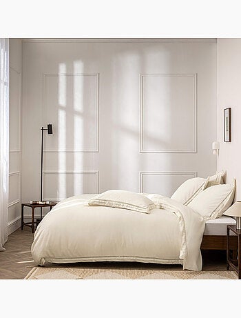 Housse de couette - coton pur - 100% satin de coton peigné" / 120 fils/cm²