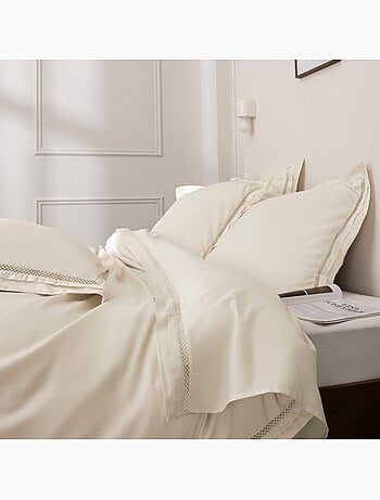 Housse de couette - coton pur - 100% satin de coton peigné" / 120 fils/cm²