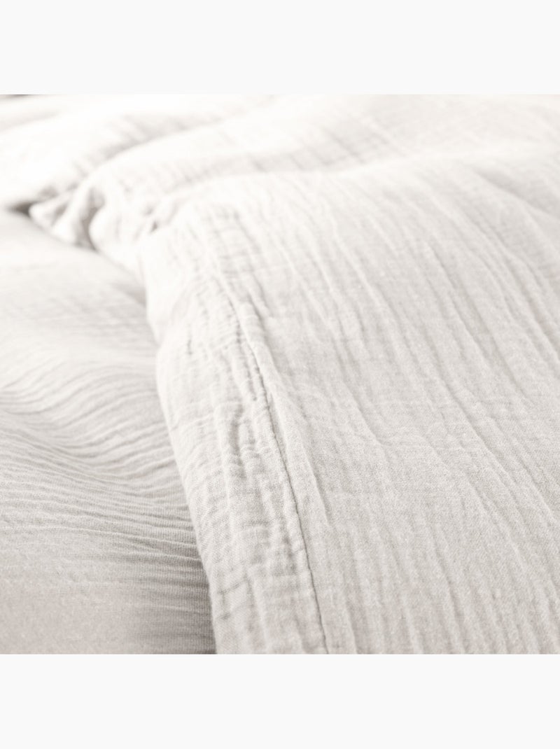 Housse de couette - Coton Pur Blanc - Kiabi