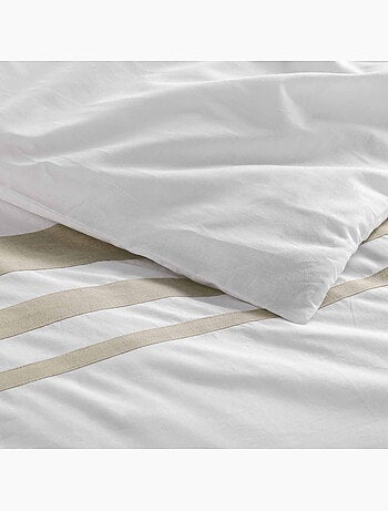Housse de couette - Douceur d'intérieur - 95% Coton / 5% Lin / 57 Fils/cm²