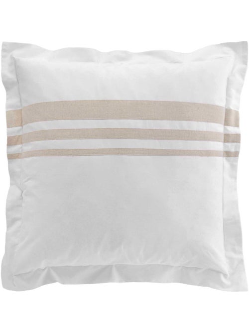 Housse de couette - Douceur d'intérieur - 95% Coton / 5% Lin / 57 Fils/cm² - Kiabi Housse de couette - Douceur d'intérieur - 95% Coton / 5% Lin / 57 Fils/cm² - Kiabi
