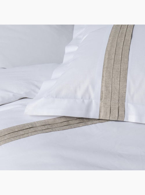 Housse de couette - Douceur d'int?rieur - 95% Coton / 5% Lin / 57 Fils/cm? - Kiabi Housse de couette - Douceur d'int?rieur - 95% Coton / 5% Lin / 57 Fils/cm? - Kiabi