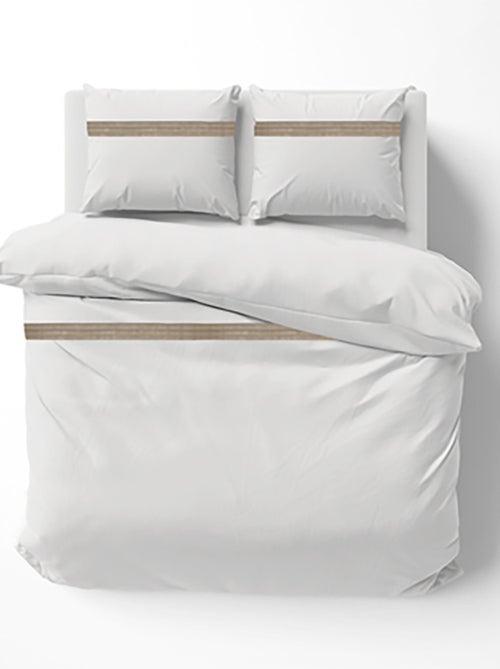 Housse de couette - Douceur d'int?rieur - 95% Coton / 5% Lin / 57 Fils/cm? - Kiabi Housse de couette - Douceur d'int?rieur - 95% Coton / 5% Lin / 57 Fils/cm? - Kiabi