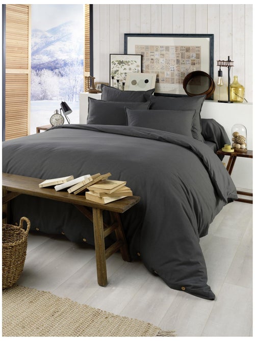 Housse de Couette - Flanelle de coton douce et chaude - Candice - Kiabi