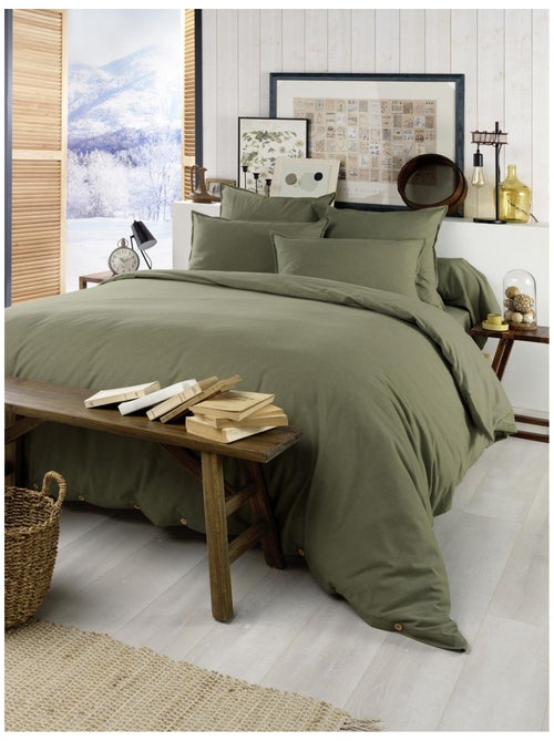Housse de Couette - Flanelle de coton douce et chaude - Candice - Kiabi Housse de Couette - Flanelle de coton douce et chaude - Candice - Kiabi