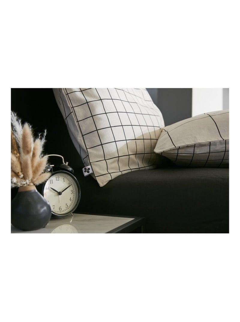 Housse de couette - L'effet papillon - 100 % Coton 57 Fils/cm² Blanc - Kiabi