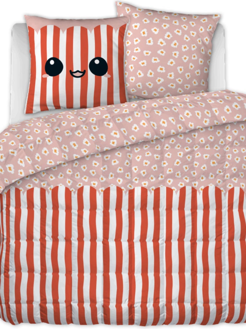 Housse de couette - L'effet papillon - 100 % Coton 57 Fils/cm² Blanc - Kiabi