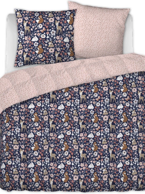 Housse de couette - L'effet papillon - 100 % Coton 57 Fils/cm² - Kiabi