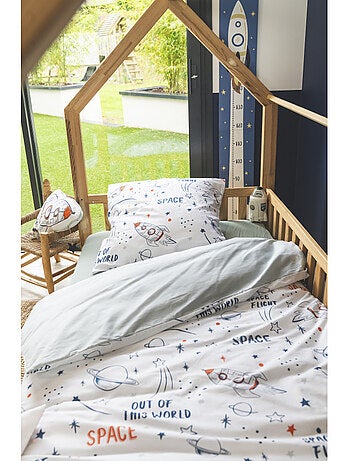 Housse de couette - L'effet papillon - 100 % Coton 57 Fils/cm²