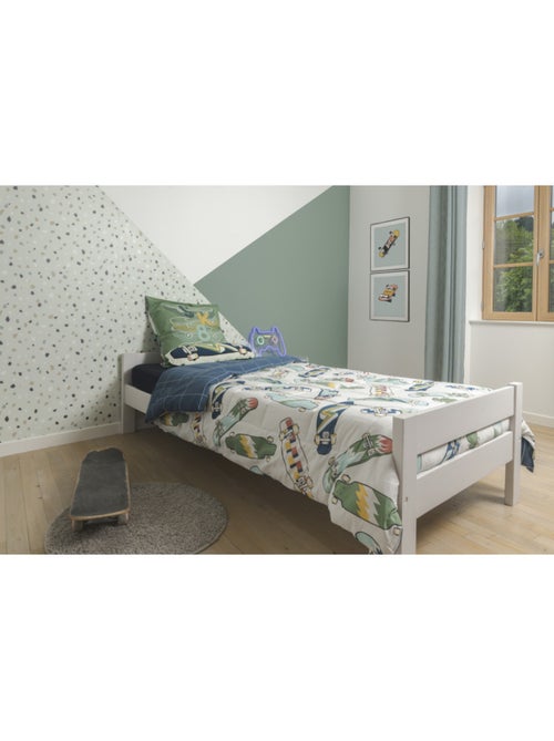 Housse de couette - L'effet papillon - 100 % Coton 57 Fils/cm² - Kiabi Housse de couette - L'effet papillon - 100 % Coton 57 Fils/cm² - Kiabi