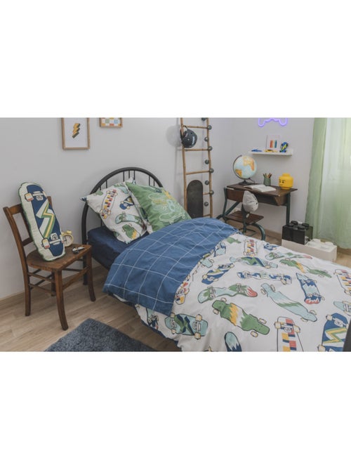 Housse de couette - L'effet papillon - 100 % Coton 57 Fils/cm² - Kiabi Housse de couette - L'effet papillon - 100 % Coton 57 Fils/cm² - Kiabi