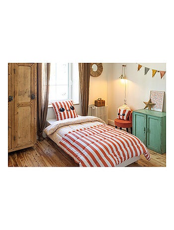 Housse de couette - L'effet papillon - 100 % Coton 57 Fils/cm²
