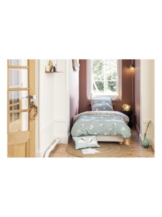 Housse de couette - L'effet papillon - 100 % Coton 57 Fils/cm²