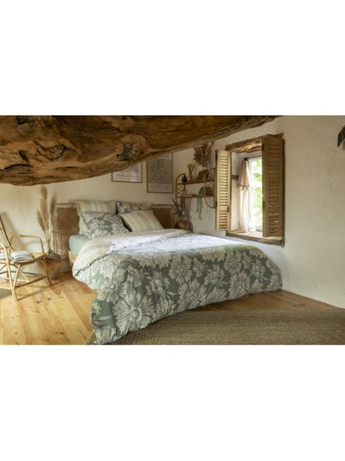 Housse de couette - L'effet papillon - 100 % Coton 57 Fils/cm² - Kiabi Housse de couette - L'effet papillon - 100 % Coton 57 Fils/cm² - Kiabi