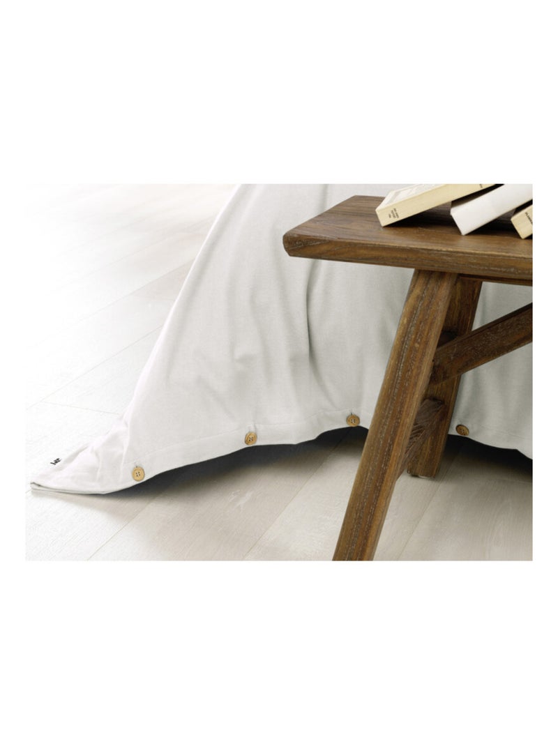 Housse de couette - L'effet papillon - 100% Coton Blanc - Kiabi