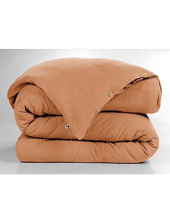 Housse de couette - L'effet papillon - 100% gaze de coton 125 gr/m²