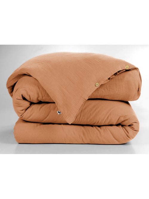 Housse de couette - L'effet papillon - 100% gaze de coton 125 gr/m² - Kiabi Housse de couette - L'effet papillon - 100% gaze de coton 125 gr/m² - Kiabi