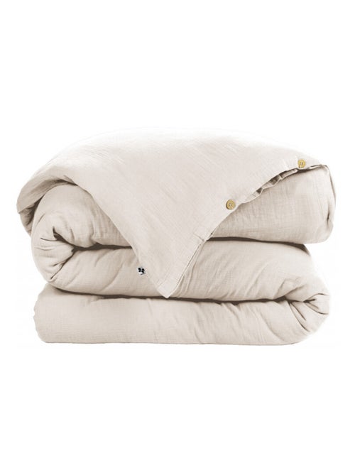 Housse de couette - L'effet papillon - 100% gaze de coton 125 gr/m² - Kiabi Housse de couette - L'effet papillon - 100% gaze de coton 125 gr/m² - Kiabi