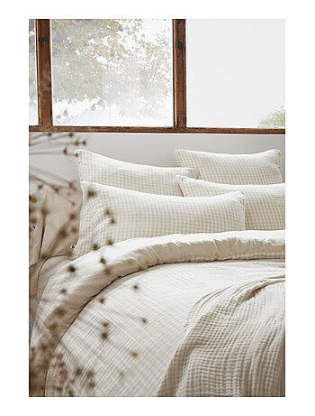 Housse de couette - L'effet papillon - 100% gaze de coton 125 gr/m²