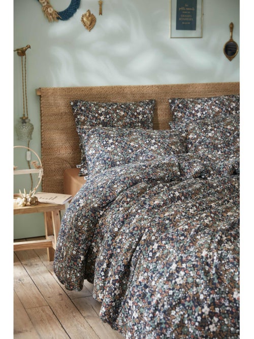 Housse de couette - L'effet papillon - 100% gaze de coton 125 gr/m² - Kiabi Housse de couette - L'effet papillon - 100% gaze de coton 125 gr/m² - Kiabi