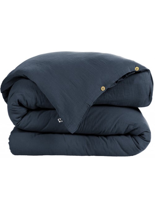 Housse de couette - L'effet papillon - 100% gaze de coton 125 gr/m² - Kiabi Housse de couette - L'effet papillon - 100% gaze de coton 125 gr/m² - Kiabi