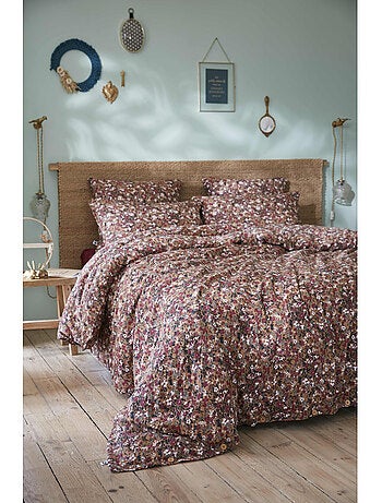 Housse de couette - L'effet papillon - 100% gaze de coton 125 gr/m²