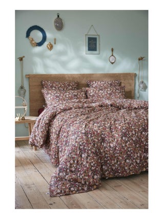 Housse de couette - L'effet papillon - 100% gaze de coton 125 gr/m²