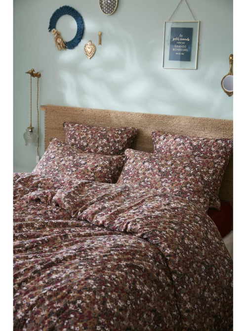 Housse de couette - L'effet papillon - 100% gaze de coton 125 gr/m² - Kiabi Housse de couette - L'effet papillon - 100% gaze de coton 125 gr/m² - Kiabi