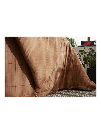 Housse de couette - L'effet papillon - 100% gaze de coton 125 gr/m²