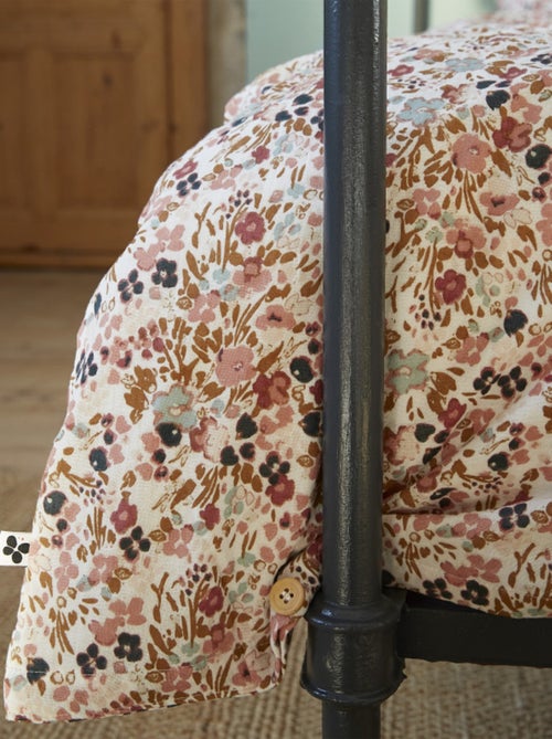 Housse de couette - L'effet papillon - 100% gaze de coton 125 gr/m² - Kiabi