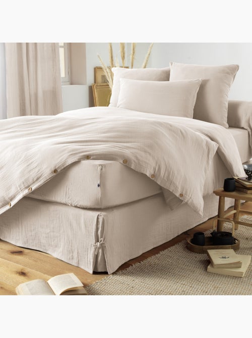 Housse de couette - L'effet papillon - 100% gaze de coton 125 gr/m² - Kiabi Housse de couette - L'effet papillon - 100% gaze de coton 125 gr/m² - Kiabi