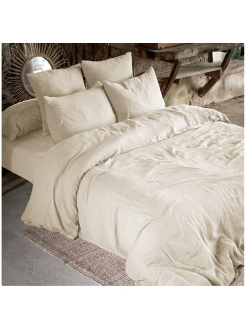 Housse de couette - L'effet papillon - 100% gaze de coton 125 gr/m² - Kiabi Housse de couette - L'effet papillon - 100% gaze de coton 125 gr/m² - Kiabi